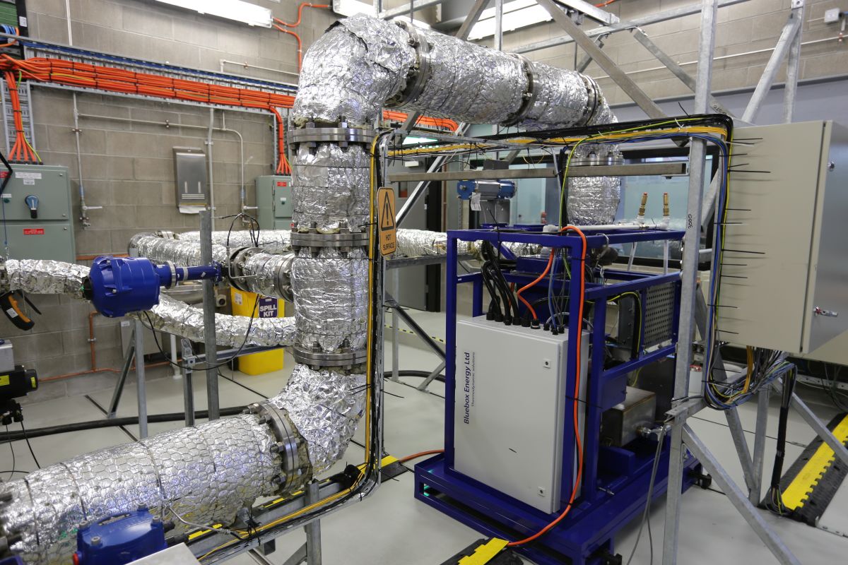 Australian Defence turbocompound simulation test rig developed by Bluebox Energy